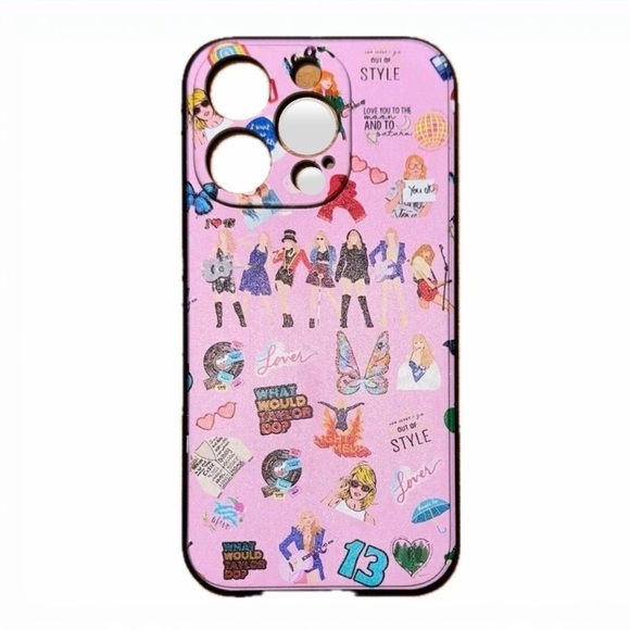 None Other - Taylor SWIFT 15pro PHONE CASE PINK SWIFTIE APPLE SWIFTIE ERAS 1989 SHOWGIRL